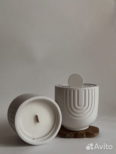 Ароматическая свеча ручной работы