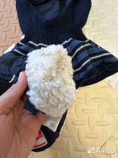 Зимняя шапка шлем Totti + краги Reima 5 лет