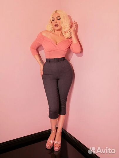 Капри брюки pin up Vixen рокабилли американские