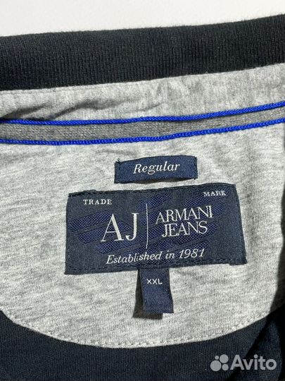 Мужское поло Armani jeans Оригинал