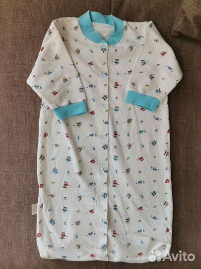 Пеленка кокон для малыша байковая 62