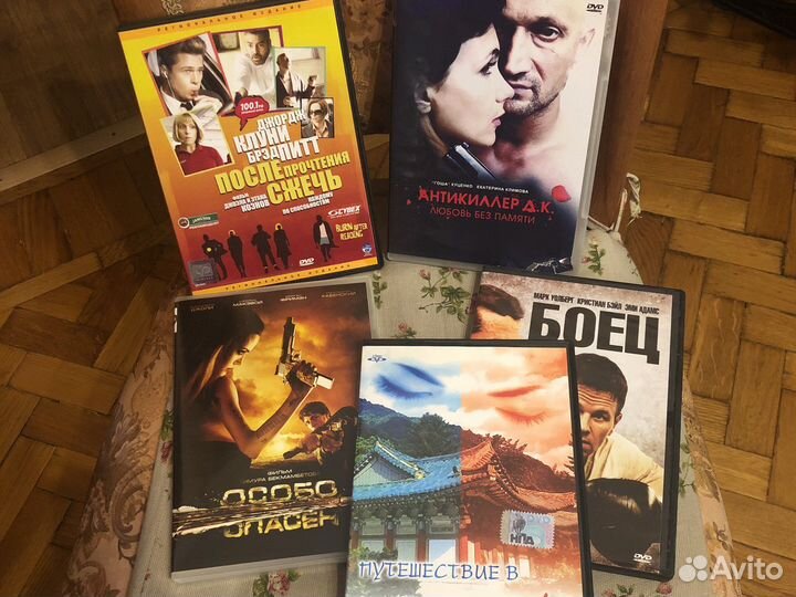 Коллекция видео дисков в состоянии новые