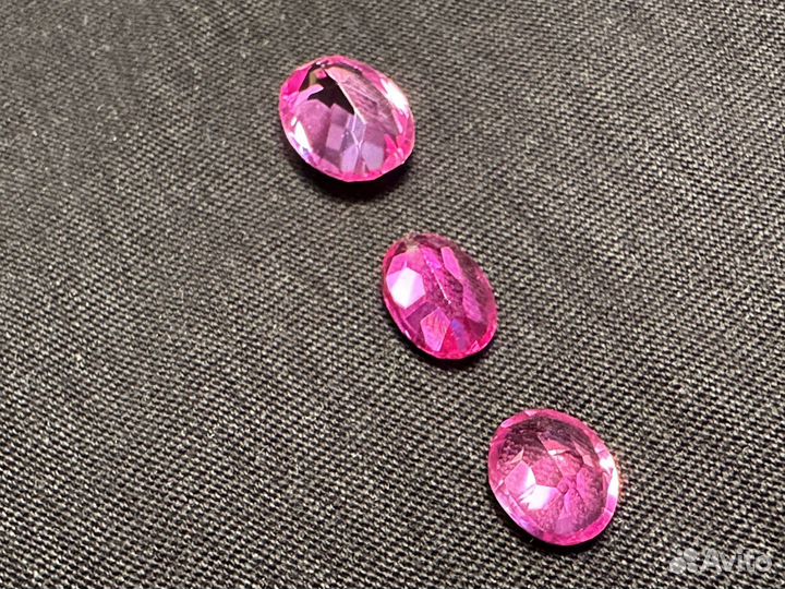 Камни Рубин красный наруральные СССР