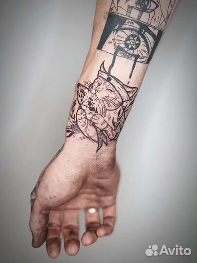 Тату в студии. Качественно. Пленка в подарок