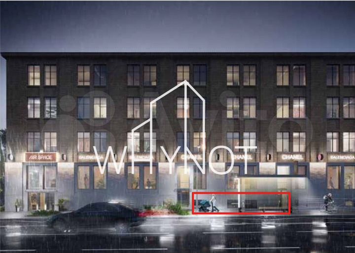 Торговая площадь на первой линии - 209,1 м²