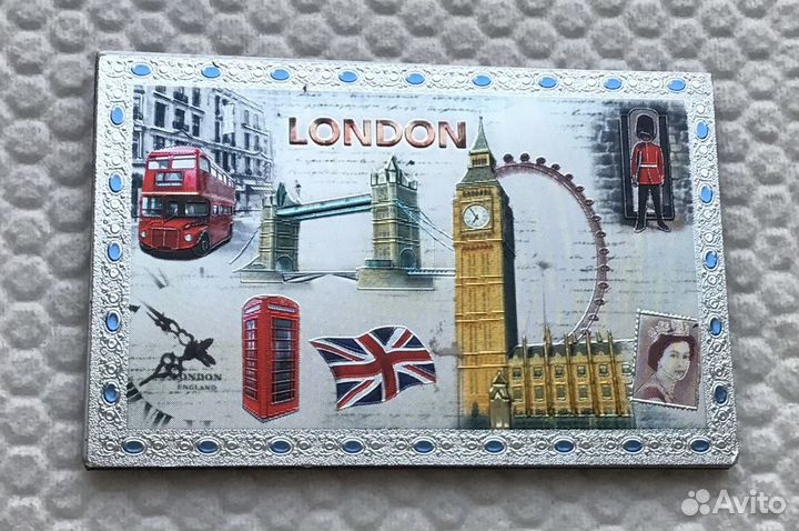 Магнит сувенир Лондон Англия Великобритания