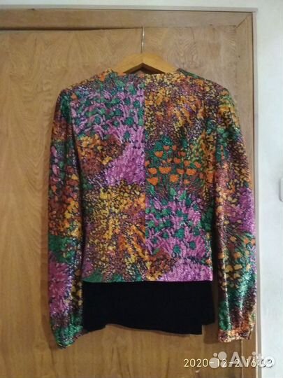 Нарядная кофта из парчи винтаж 48 р