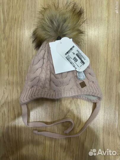 Шапка для девочки 52 р осень-зима