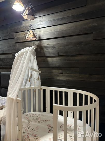 Кроватка трансформер ellipsebed