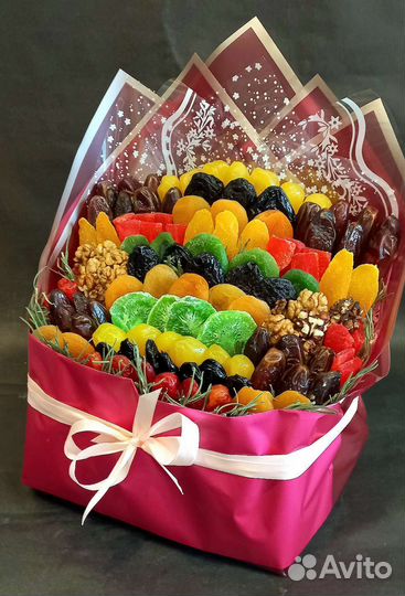 Букеты из сухофруктов. Вкусные букеты