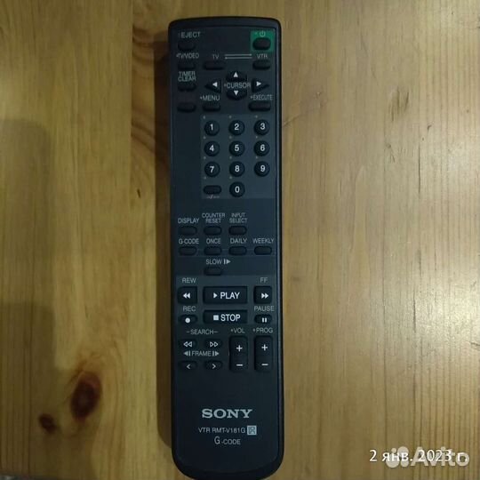 Пульт Sony для видеомагнитофона