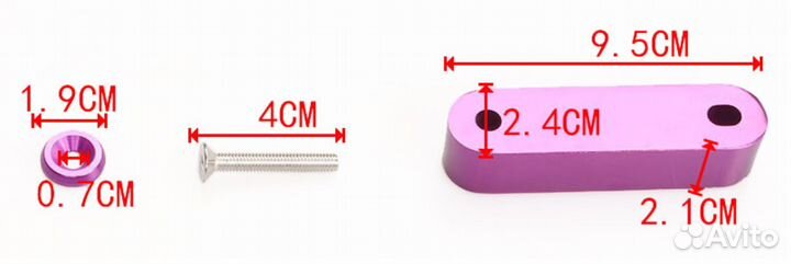 Проставки под капот Password JDM style