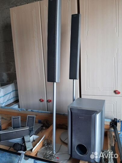 Музыкальный центр фирмы сони с караоке