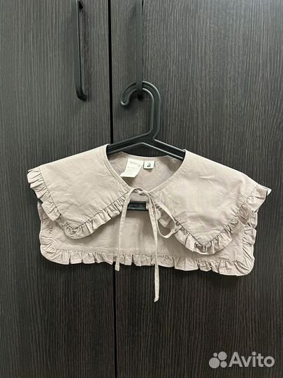 Воротник Черешня пудровый