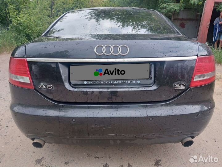 Audi A6 3.1 AT, 2007, битый, 333 000 км