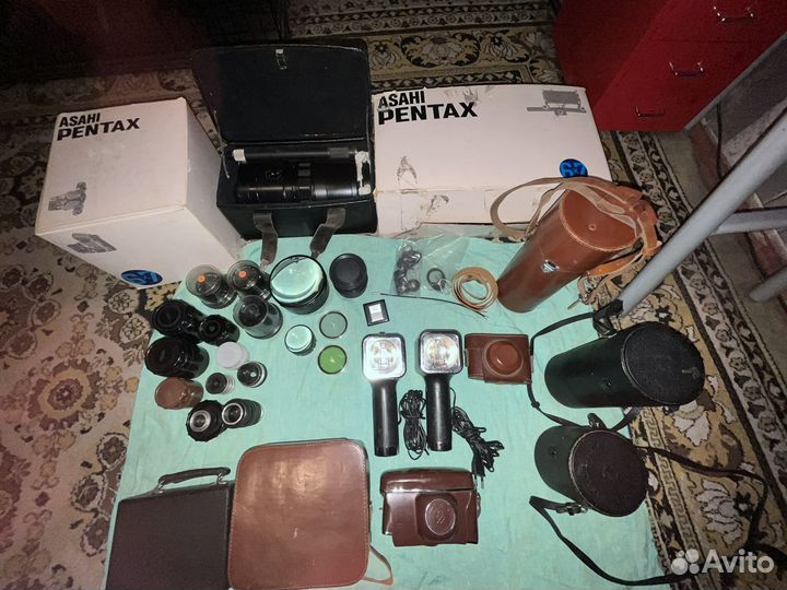 Фотоаппараты, линзы, запчасти СССР