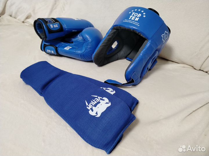 Шлем + Перчатки + Щитки (Top Ten, Venum)
