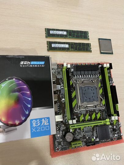 Комплект xeon 2650 v2- 8 ядер 16 потоков 16 гб Озу