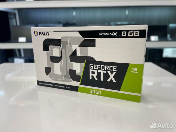 Новая Видеокарта Palit RTX 3050 StormX gddr6