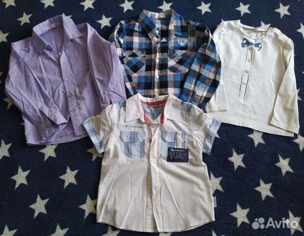 Рубашки бренд Croсkid,Orby на мальчика пакетом