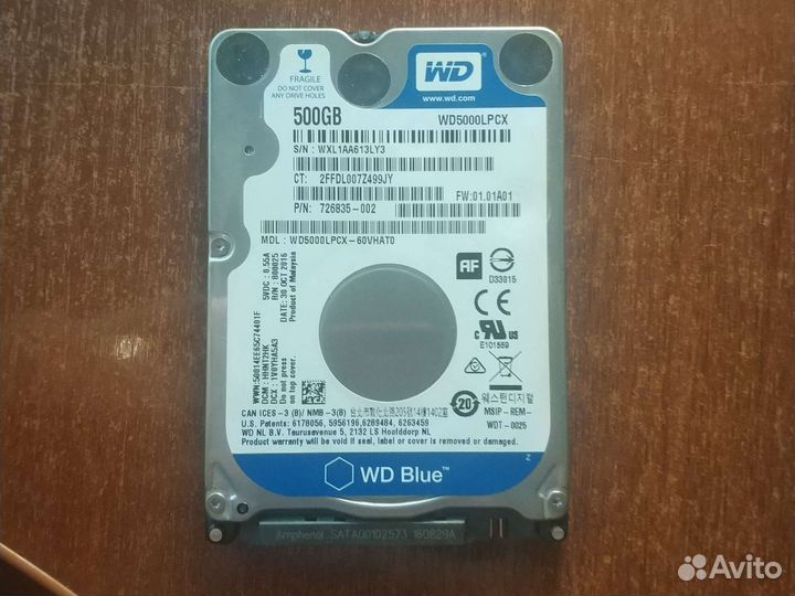 Внешний жесткий диск 500 гб WD