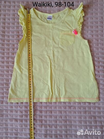 Футболки, лонгсливы для девочки, 92, 98, 104