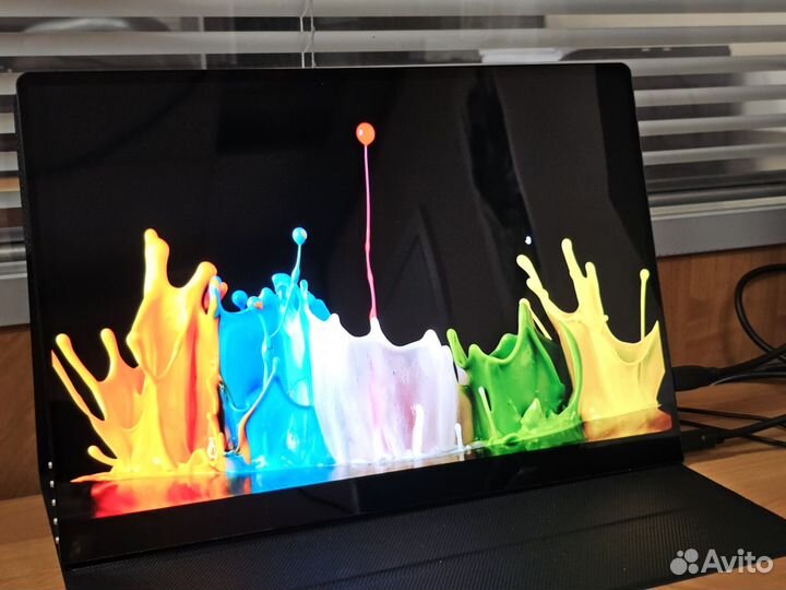 Oled 120ghz 3к 16.1 портативный монитор