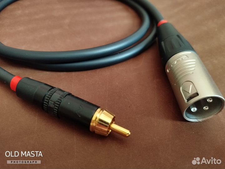 RCA - XLR кабель 2шт