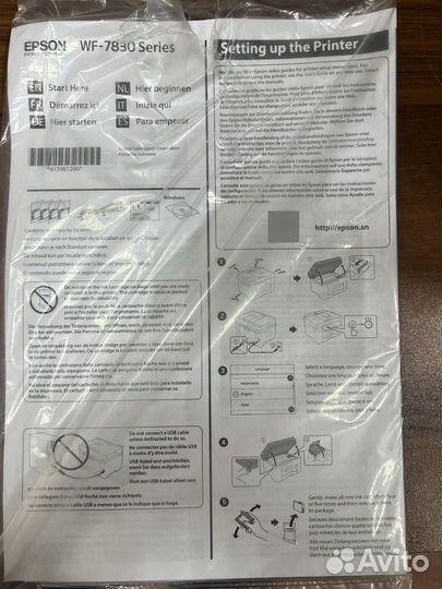 Принтер epson wf-7830dtwf
