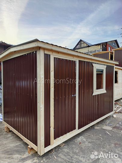 Новые деревянные бытовки