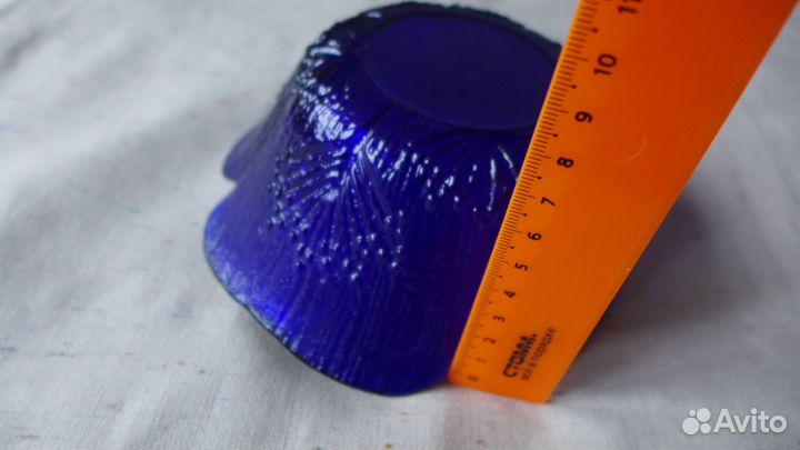 Салатники синее стекло