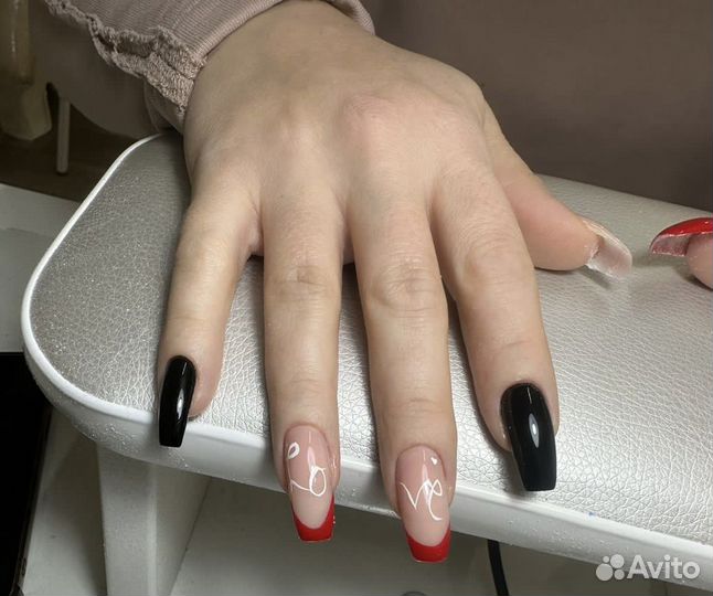 Маникюр покрытие, педикюр гель лак снятие