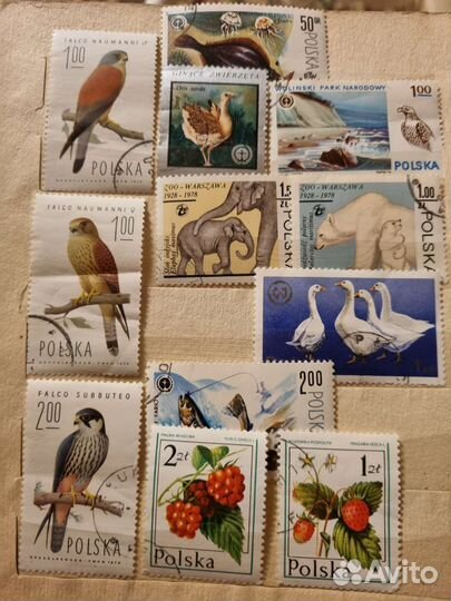 Марки Польша 1970х
