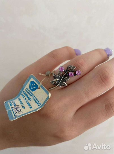 Серебряное кольцо, новое с биркой