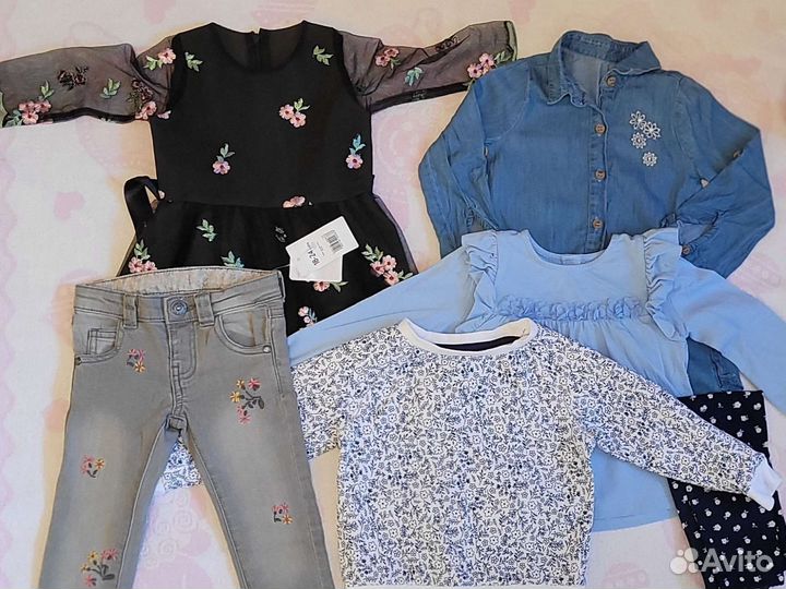 Детские вещи пакетом для девочек 86 92