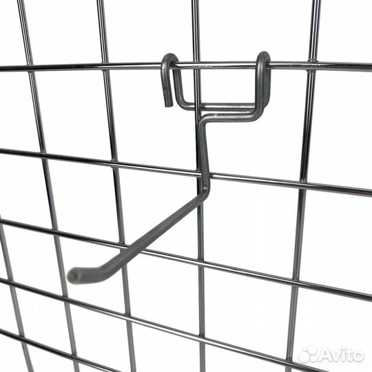 Панель-сетка 1000*400мм, хром