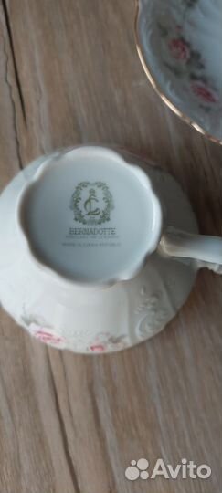 Чашка с блюдцем фарфор Чехия 205 мл