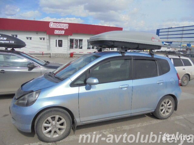 Автобокс на крышу Ветлан 450 л на Chevrolet Corsa