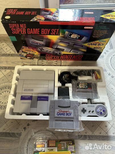 Super nintendo game boy set