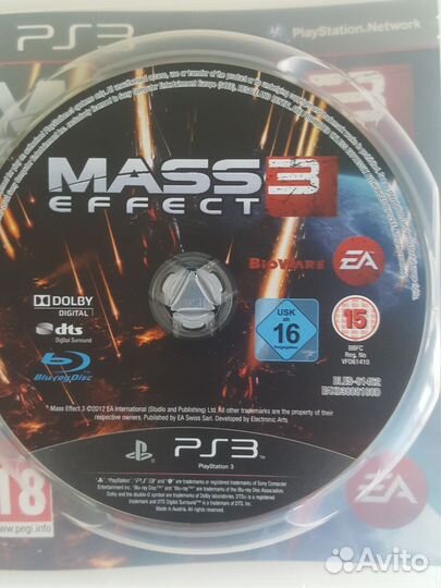 Игра для PS3 Mass Effect3