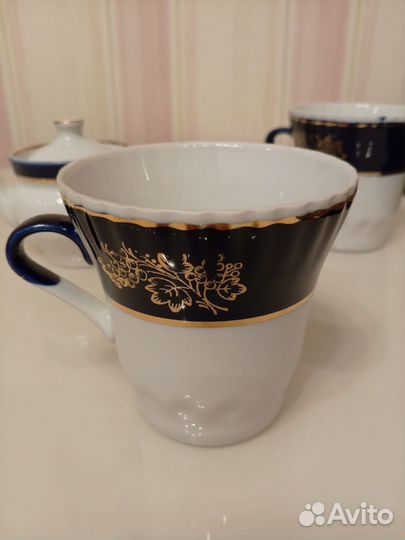 Фарфоровый чайный набор