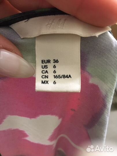 Платье на запах hm Floral, премиум коллекция