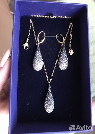 Серьги Swarovski оригинал серьги Капля