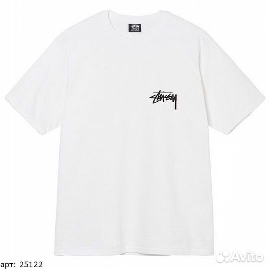 Футбоока stussy pink dice Белая