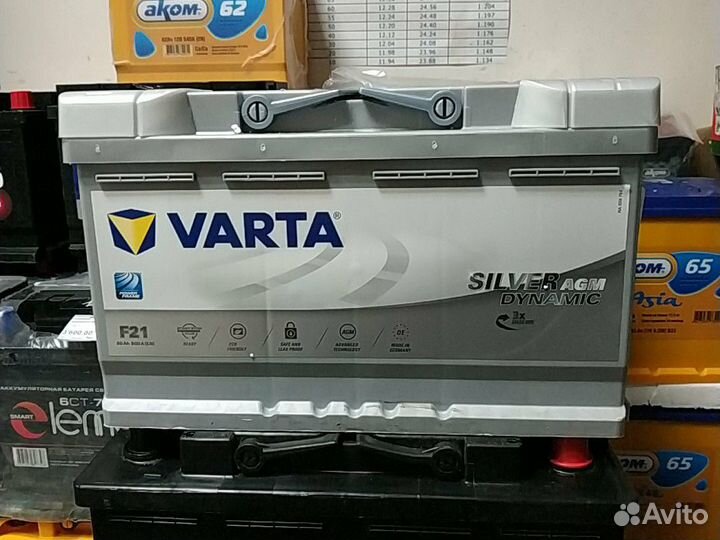Аккумулятор Varta 80a AGM