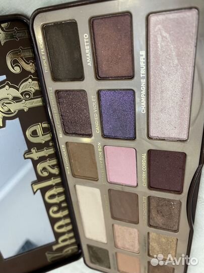 Палетка теней too faced