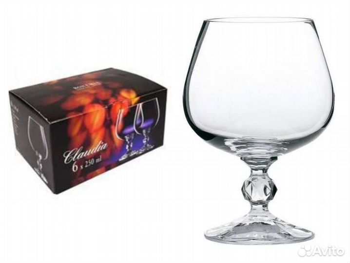 Продам бокалы Богемия коньячные