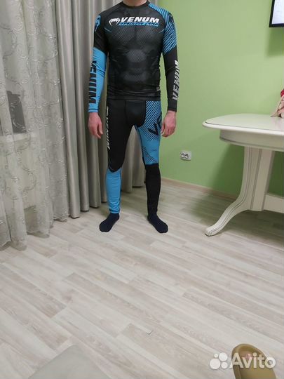 Тренировочные рашгарды и тайтсы venum в наличии