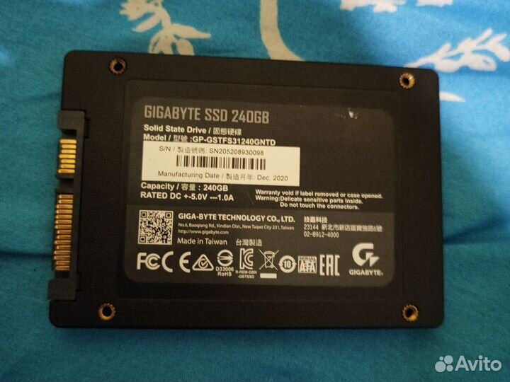 Gigabyte ssd 240gb