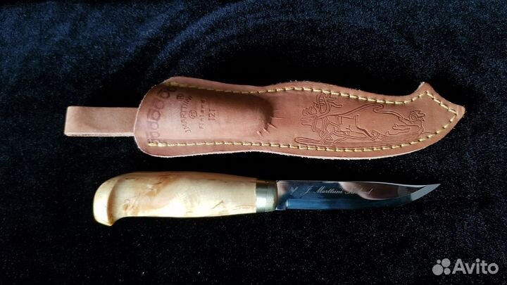 Винтажный охотничий нож J.marttiini finland